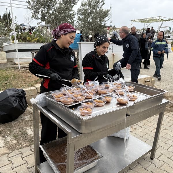 Açık alanda taşınabilir servis istasyonu