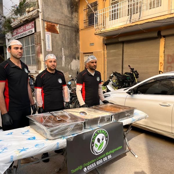 Mobil ikram noktasında servis ekibimiz