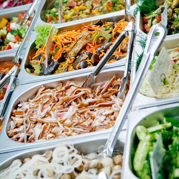 Davet salata büfesi ve zeytinyağlı çeşitleri